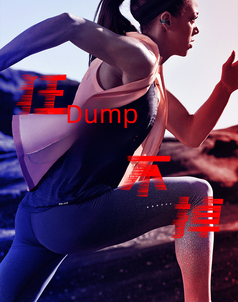 Bone conduction wireless Bluetooth headset - do not fall 