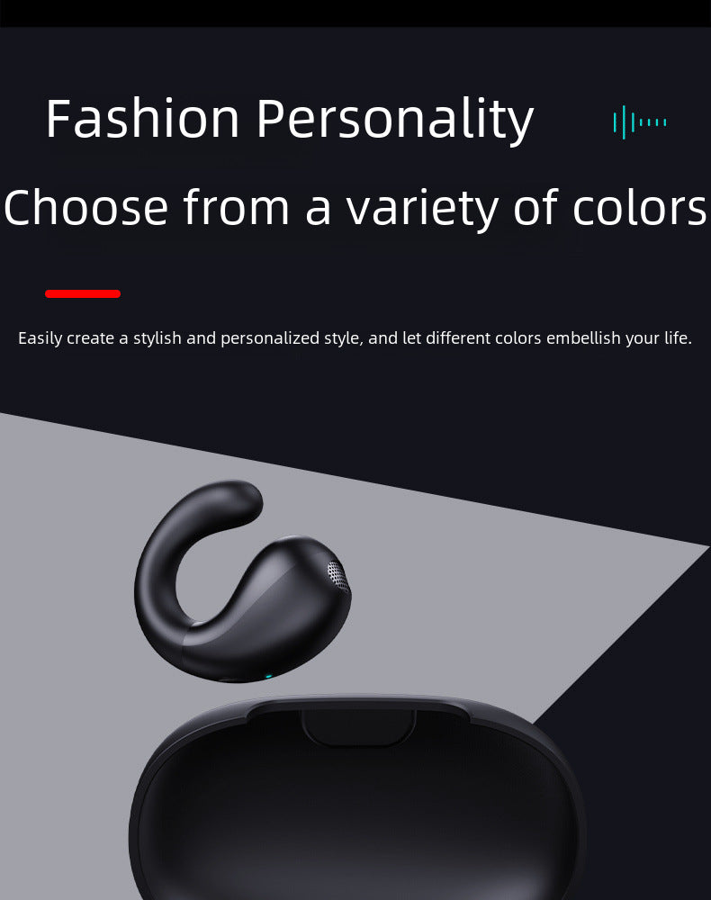 Bone conduction wireless Bluetooth headset - trendy and stylish