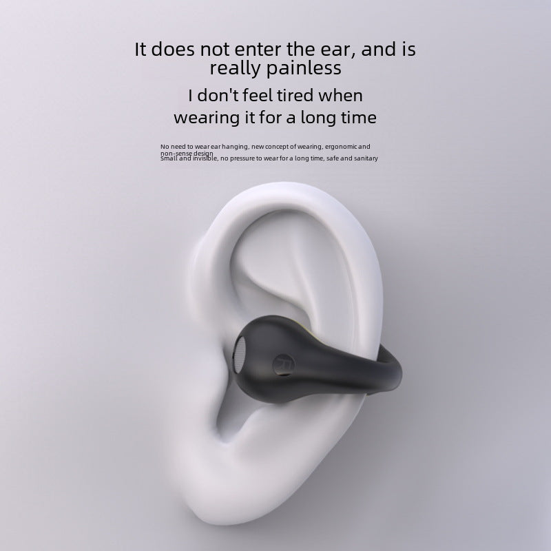 Clip-on wireless Bluetooth headset - comfortable and fit for long time wearing