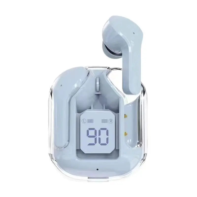 True wireless TWS earbuds - light blue