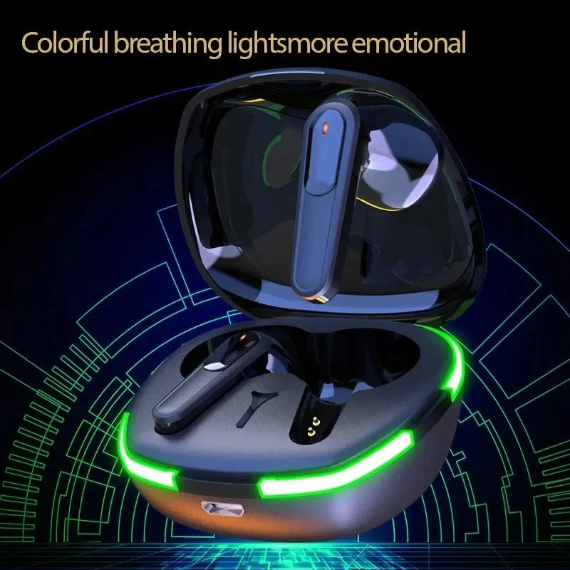Pro60 wireless Bluetooth earphones - colorful breathing lights, more emotional