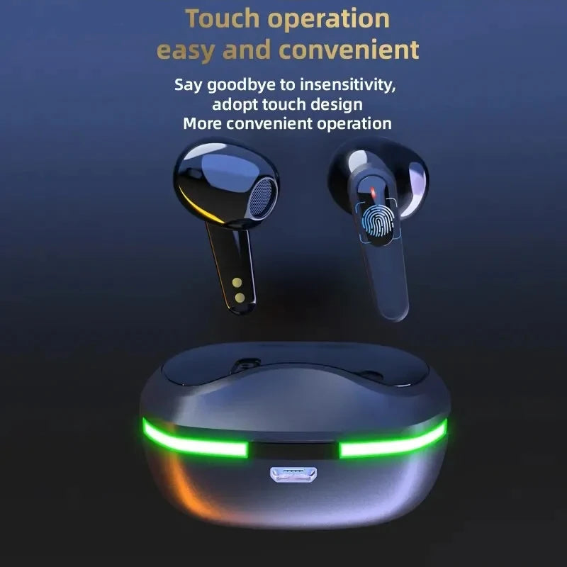 Pro60 wireless Bluetooth earphones - Touch operation -easy and convenient
