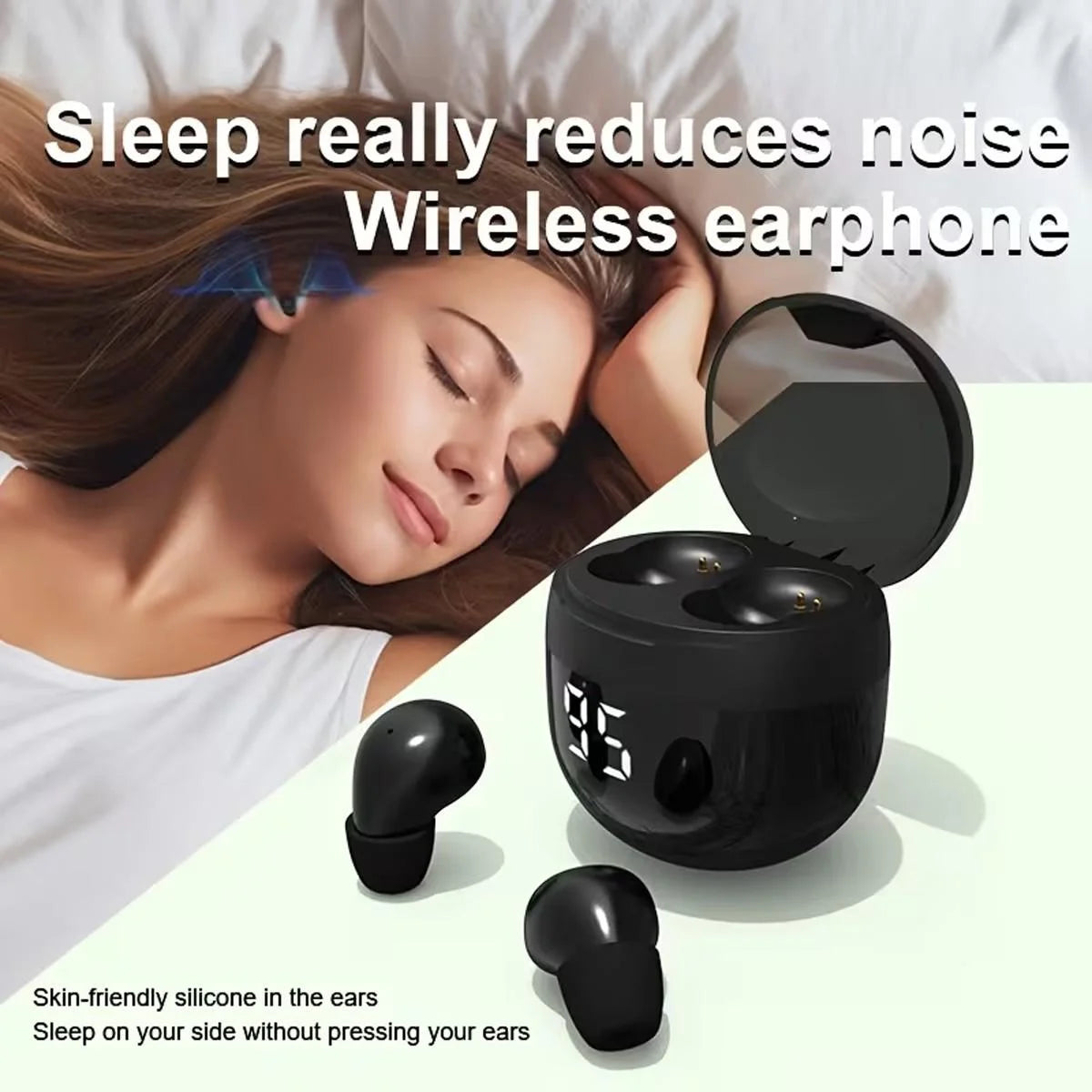 SK18-Invisible Sleep Wireless Headphones