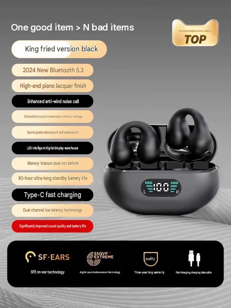 Bluetooth Bone Conduction Earphones