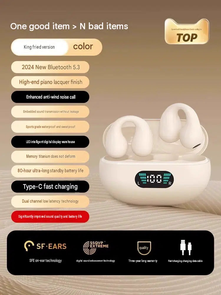 Bluetooth Bone Conduction Earphones
